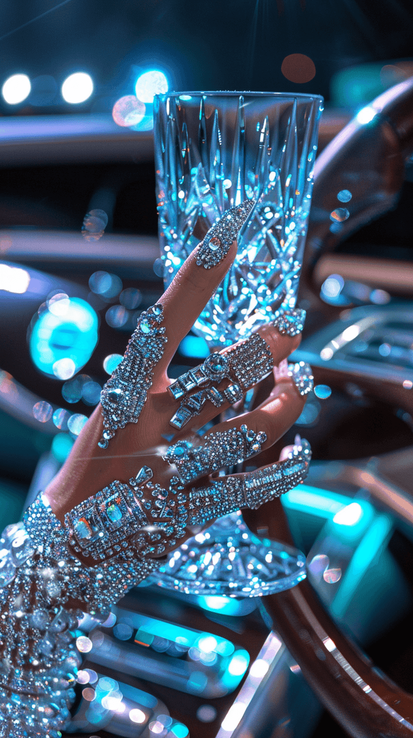 Baddie Wallpaper 2 - Aesthetic Bad Girl Y2K Glam HD Phone Background for iPhone & Android