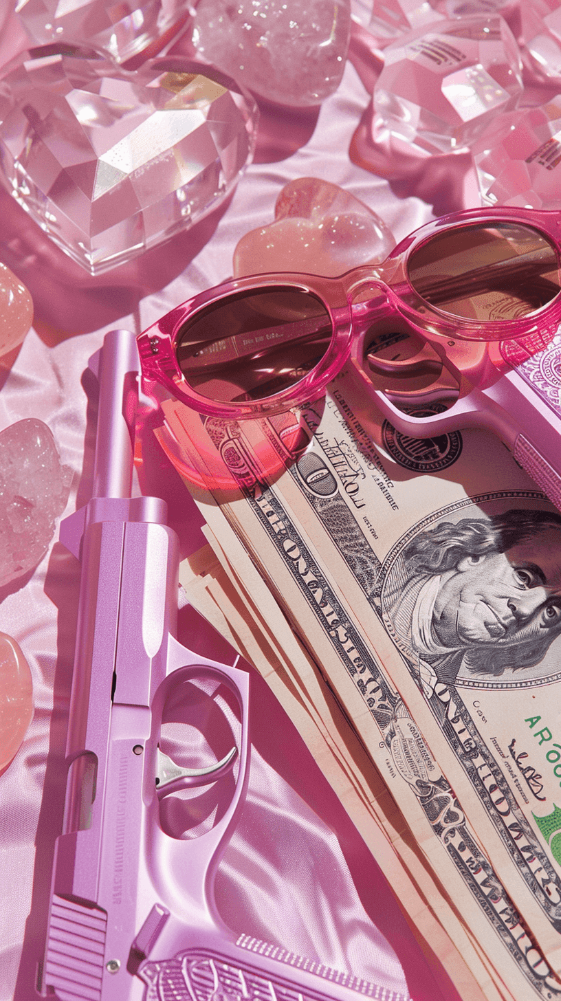 Baddie Wallpaper 27 - Aesthetic Bad Girl Y2K Glam HD Phone Background for iPhone & Android