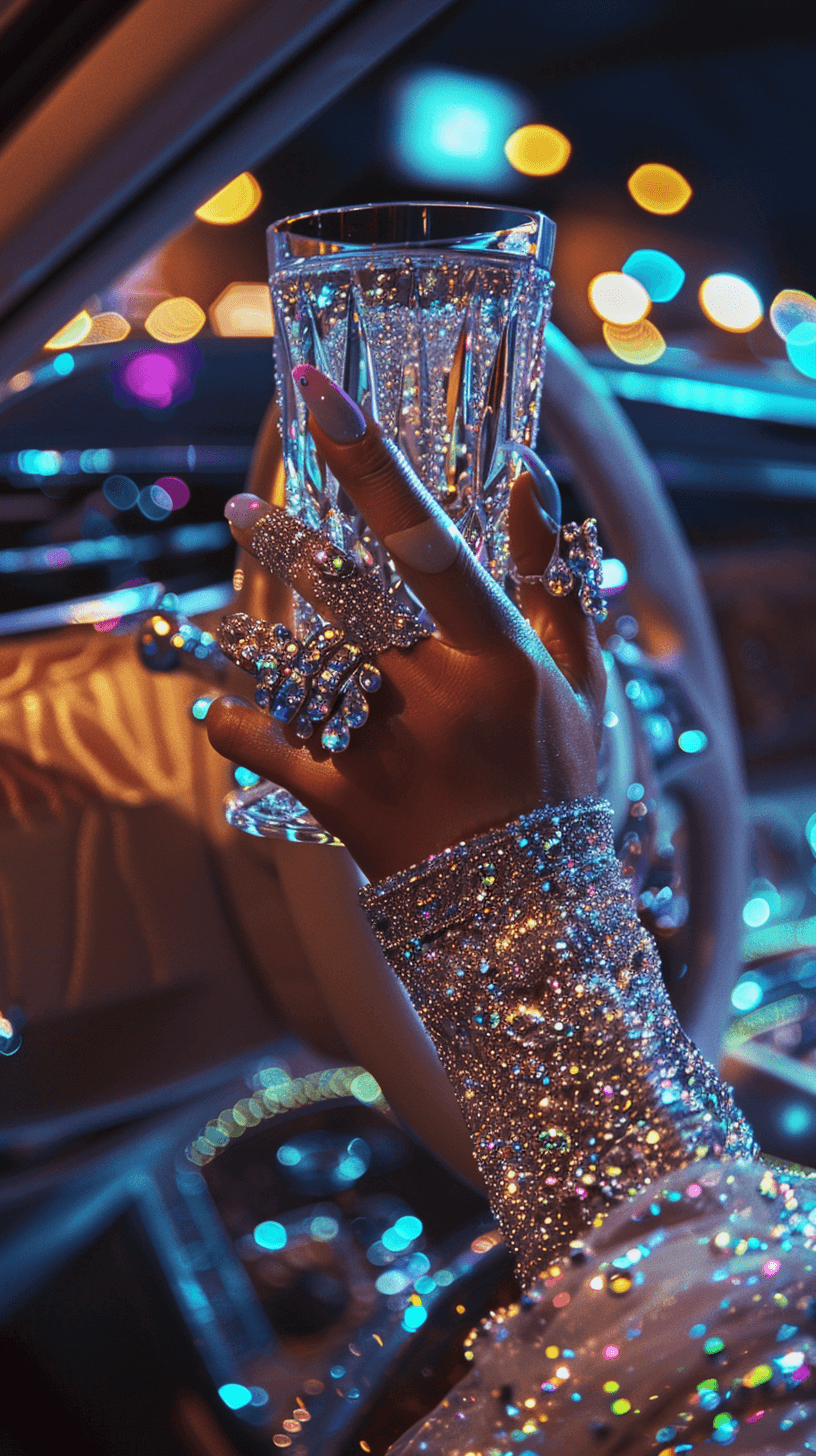 Baddie Wallpaper 5 - Aesthetic Bad Girl Y2K Glam HD Phone Background for iPhone & Android