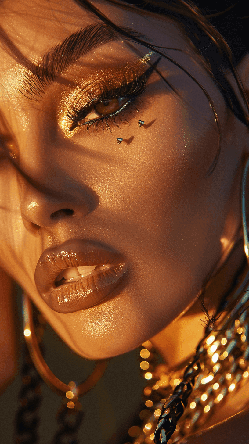 Baddie Wallpaper 6 - Aesthetic Bad Girl Y2K Glam HD Phone Background for iPhone & Android
