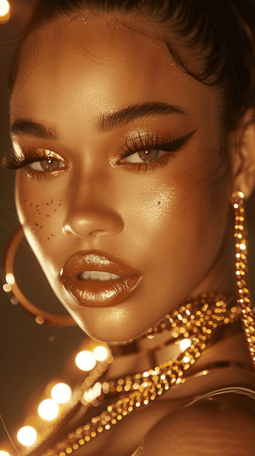 Baddie Wallpaper 7 - Aesthetic Bad Girl Y2K Glam HD Phone Background for iPhone & Android