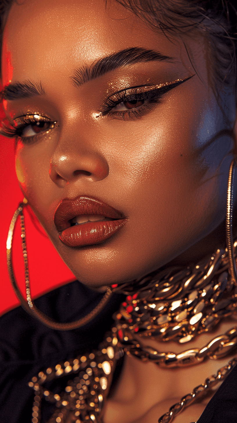 Baddie Wallpaper 8 - Aesthetic Bad Girl Y2K Glam HD Phone Background for iPhone & Android