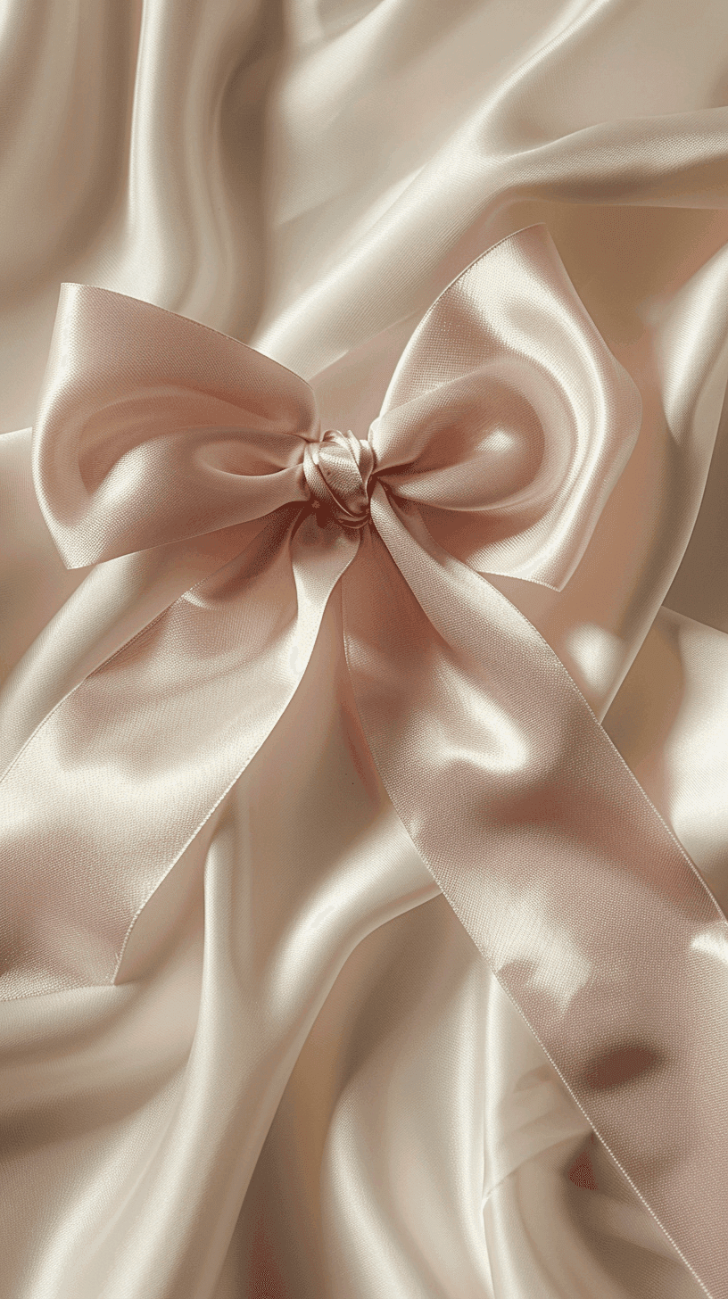 Coquette Wallpaper 18 - Pink Bows Ribbons Vintage Pinterest Aesthetic Phone Background HD