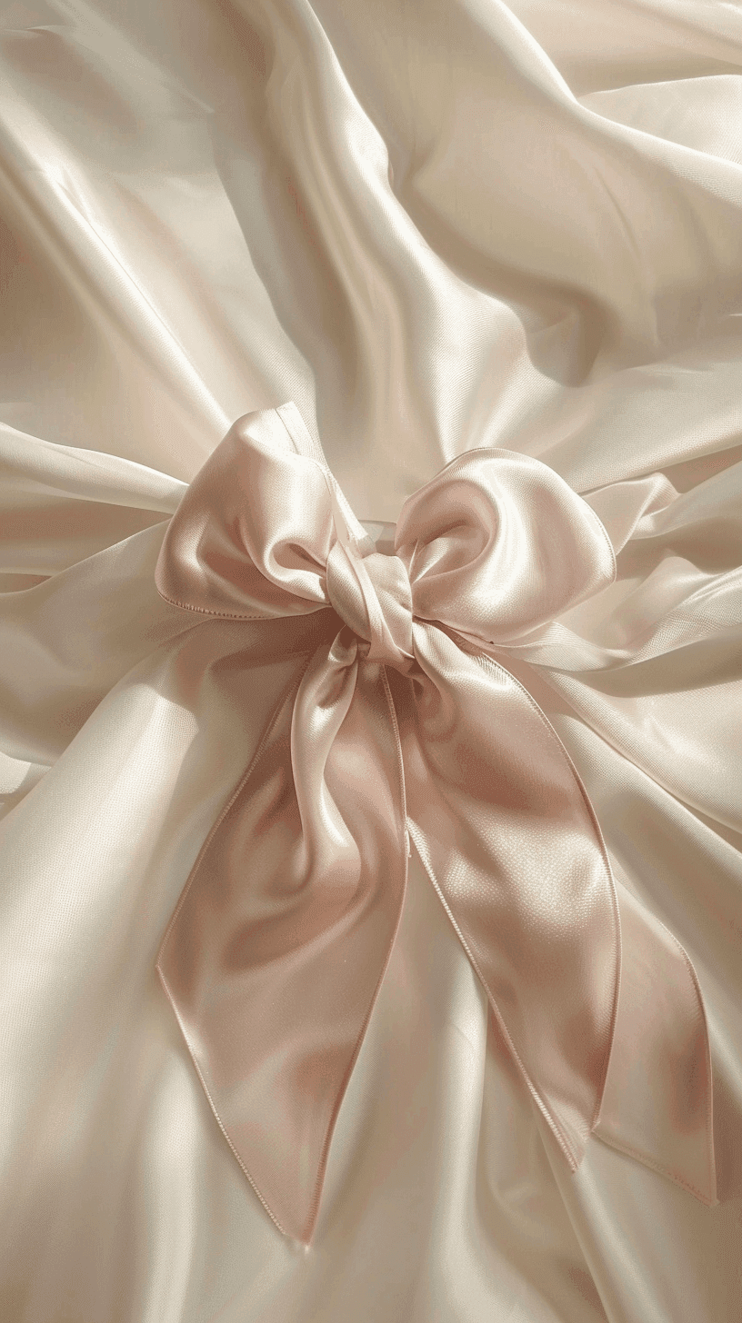 Coquette Wallpaper 19 - Pink Bows Ribbons Vintage Pinterest Aesthetic Phone Background HD