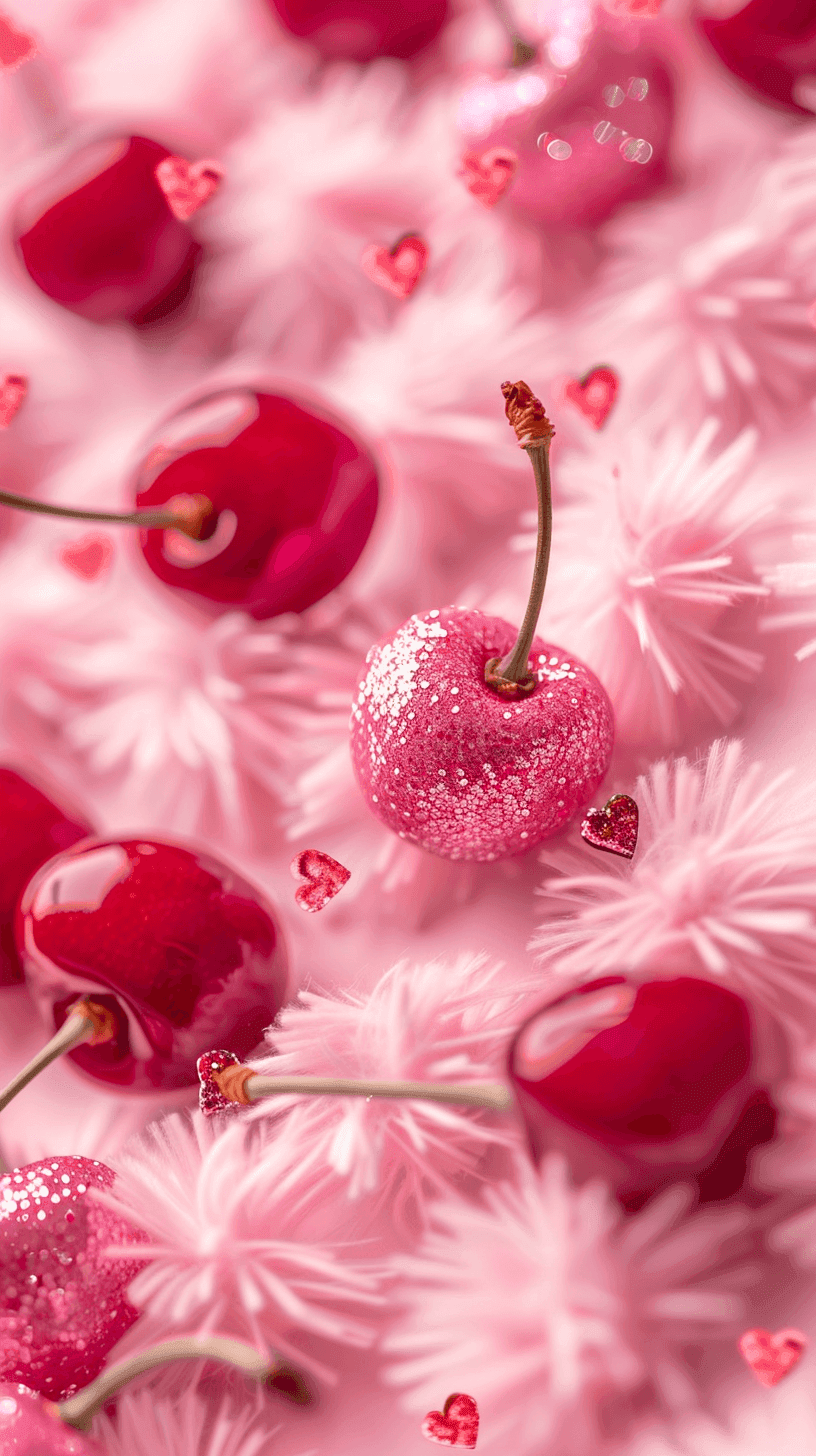 Coquette Wallpaper 28 - Pink Bows Ribbons Vintage Pinterest Aesthetic Phone Background HD