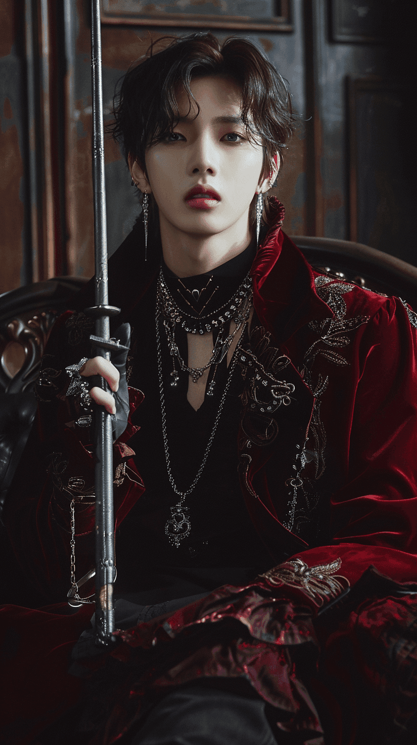 KPop Demon Hunters Wallpaper 23 - HUNTR/X and Saja Boys HD Phone Background