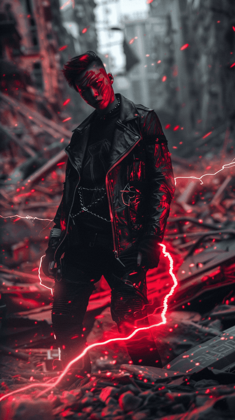 KPop Demon Hunters Wallpaper 7 - HUNTR/X and Saja Boys HD Phone Background