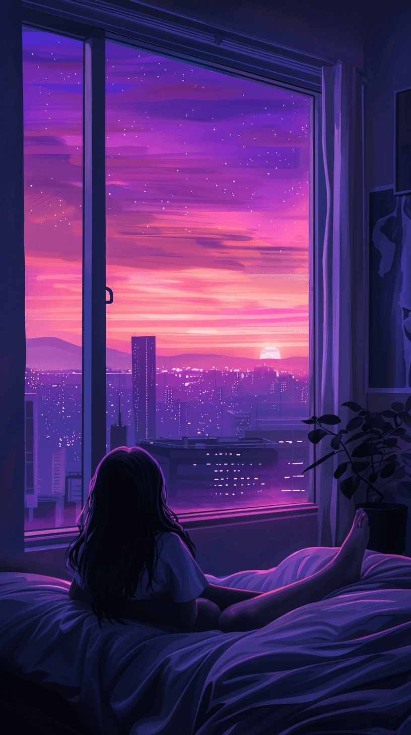 Purple Wallpaper 22 - Purple Aesthetic Phone Background HD