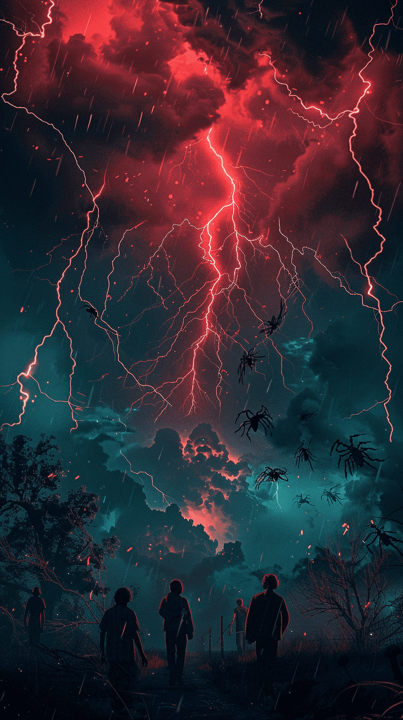 Stranger Things Wallpaper 27 - Hawkins, Eleven, Vecna, and the Upside Down HD Phone Background