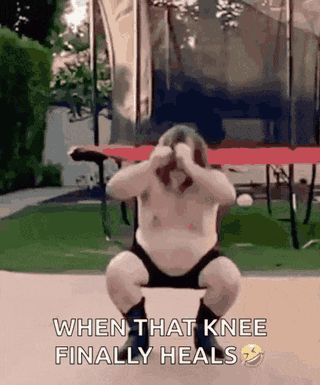 Knee Surgery Meme 5 - Funny Knee Replacement Recovery Reaction GIF