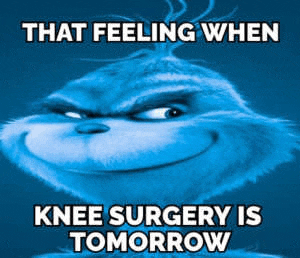 Knee Surgery Meme 7 - Funny Knee Replacement Recovery Reaction GIF