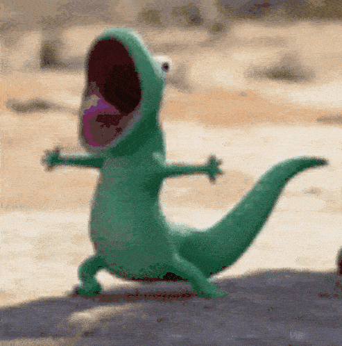 Lizard Meme 4 - Funny Lizard Reaction GIF