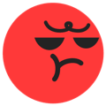 TikTok Sulk emoji - shortcode [sulk]