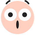 TikTok Surprised emoji - shortcode [surprised]